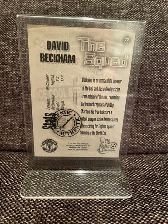 futera David Beckham 直筆サインカード ベッカム