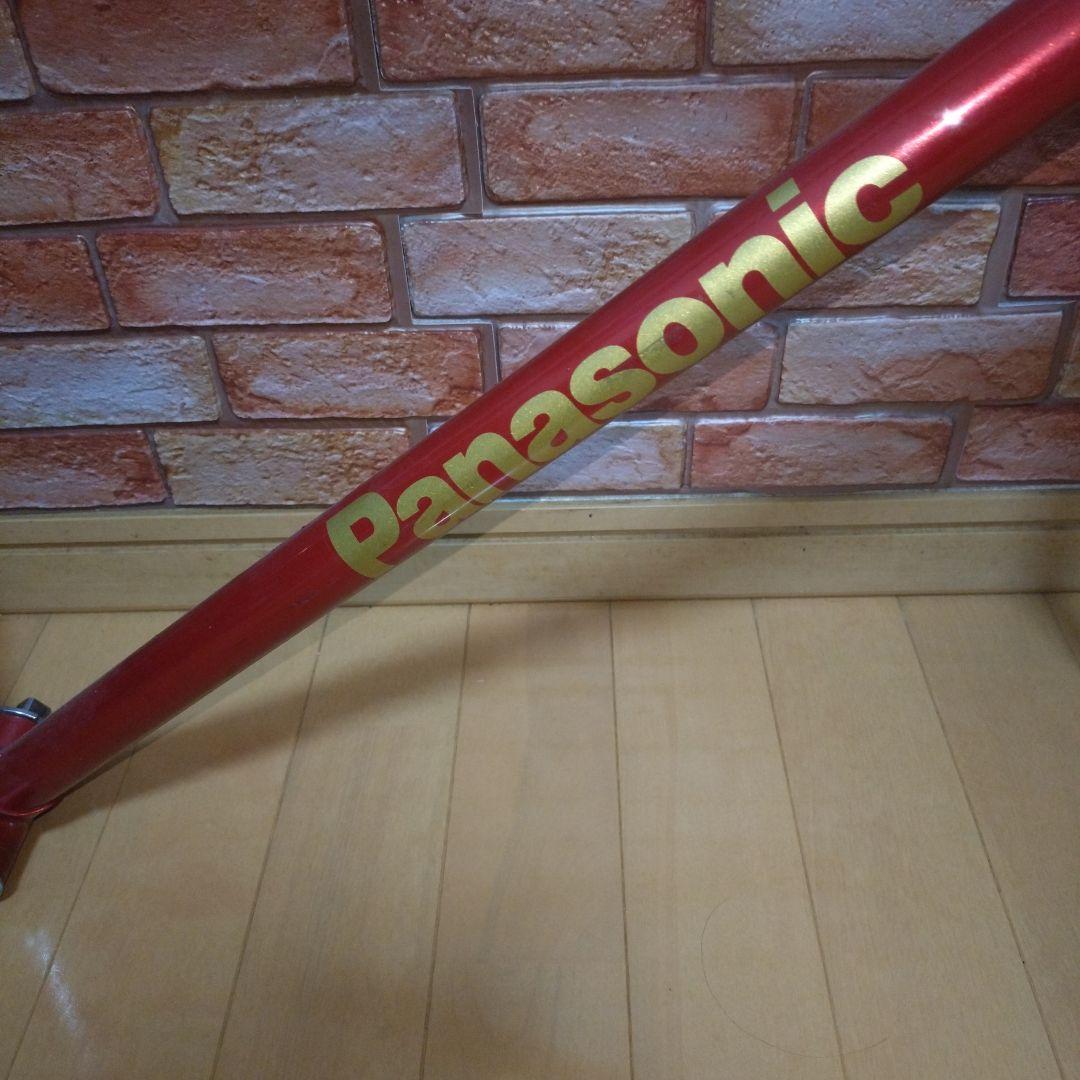 Panasonic 競輪　NJS認定　ピストフレーム　レッド