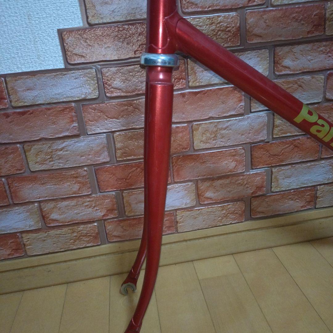 Panasonic 競輪　NJS認定　ピストフレーム　レッド