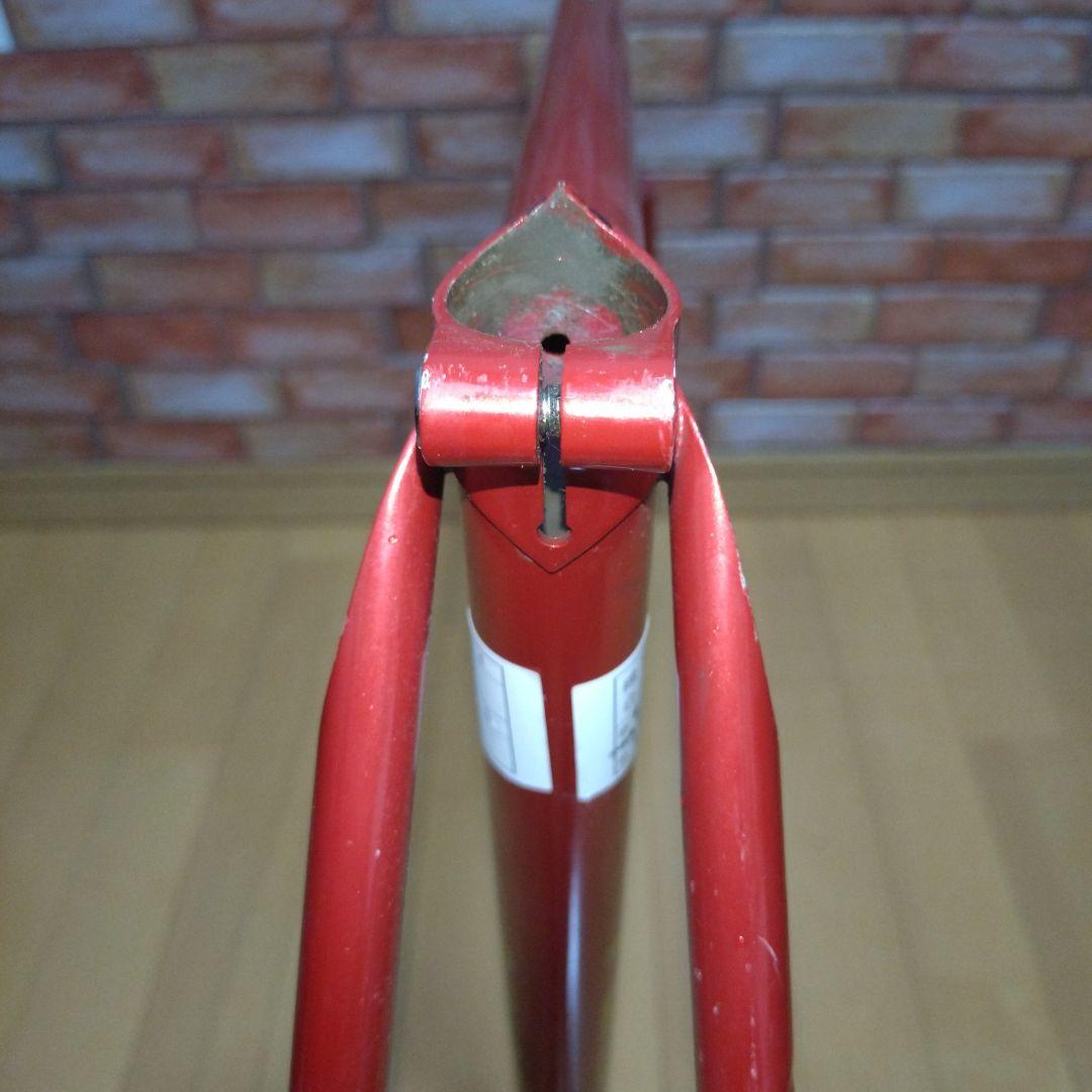 Panasonic 競輪　NJS認定　ピストフレーム　レッド