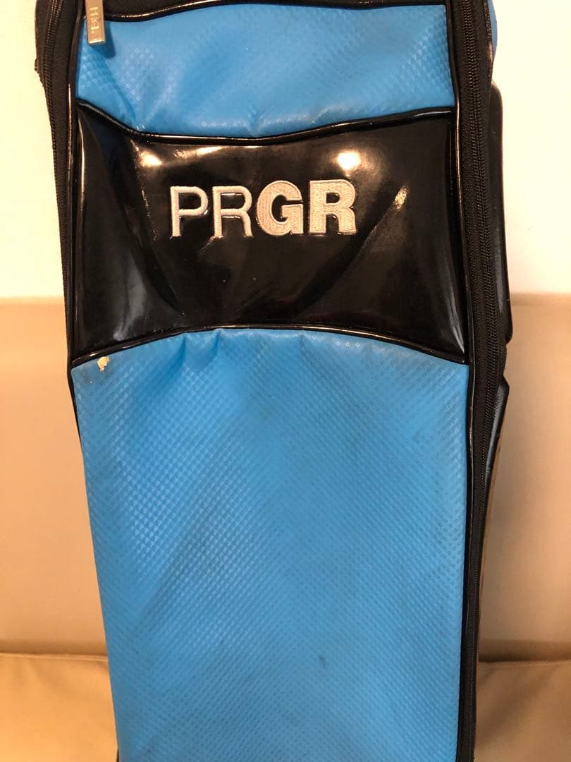 【送料込み】廃盤希少品　PRGR キャディバッグ ゴルフバッグ　フード付き