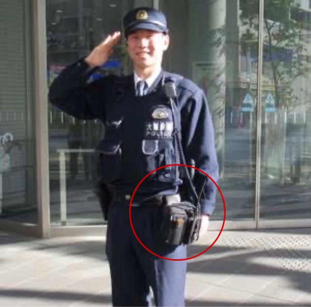 大阪府警　無線機ポーチ　レプリカ