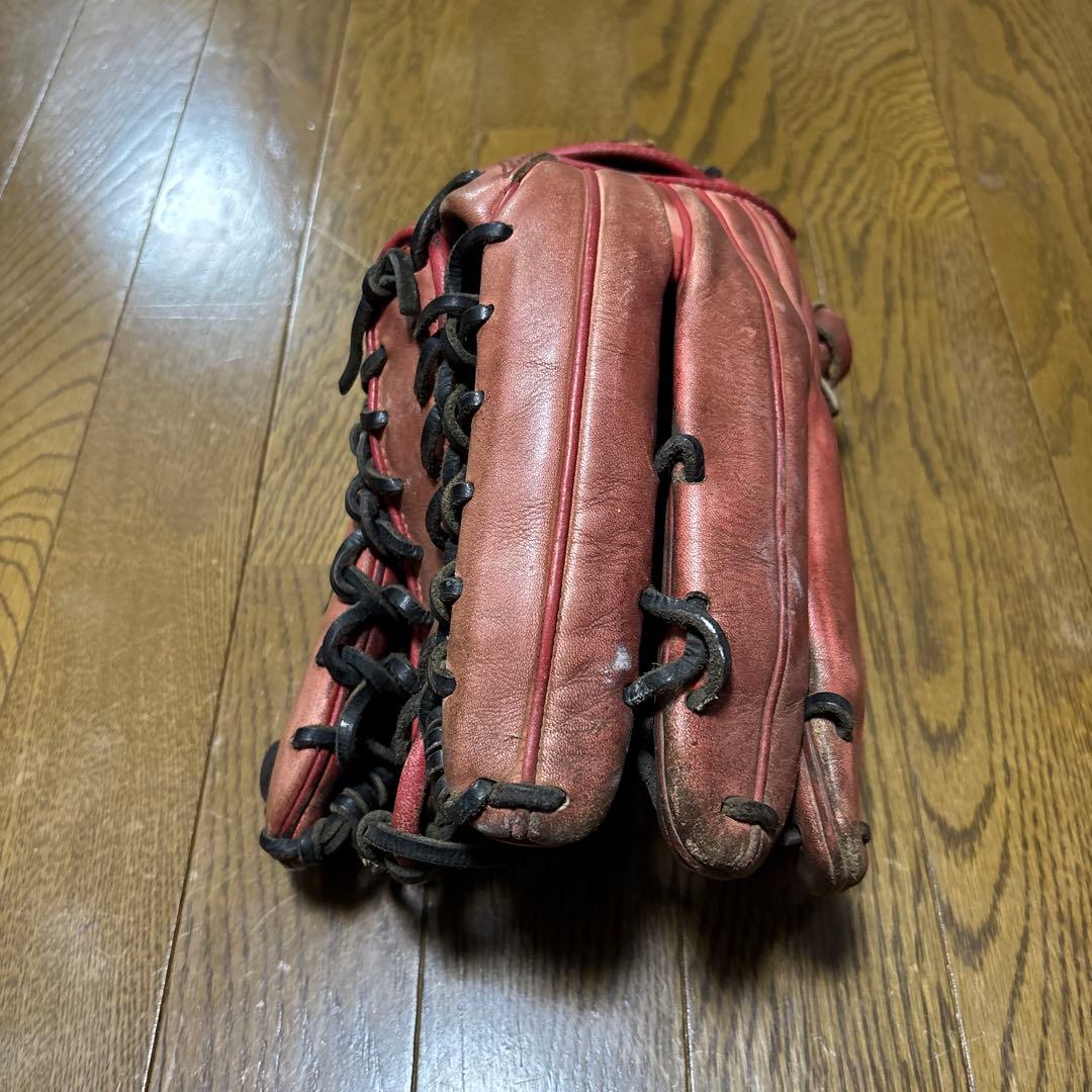 ZETT PROSTATUS 軟式グローブ 赤