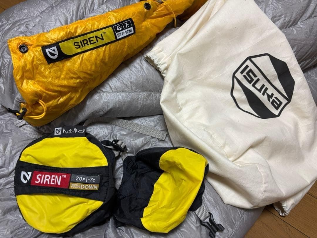【希少レア】Nemo Siren 45 Degree Sleeping Bag