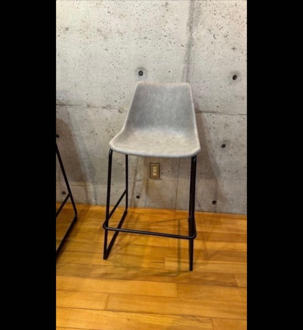ログカウンターチェア ビンテージ 5脚セット