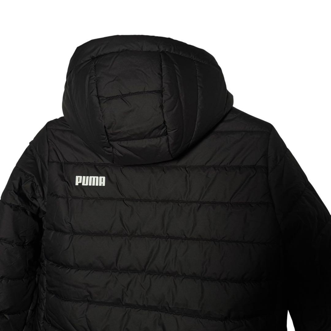 【美品】プーマ PUMA ESS パデッド コート XL 撥水 ベンチコート
