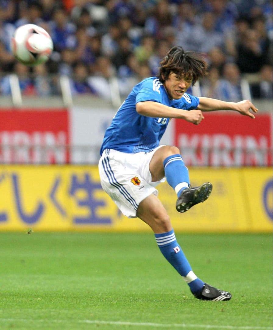 08-09 日本代表　中村俊輔　アディダスオフィシャル　オーセンユニフォーム