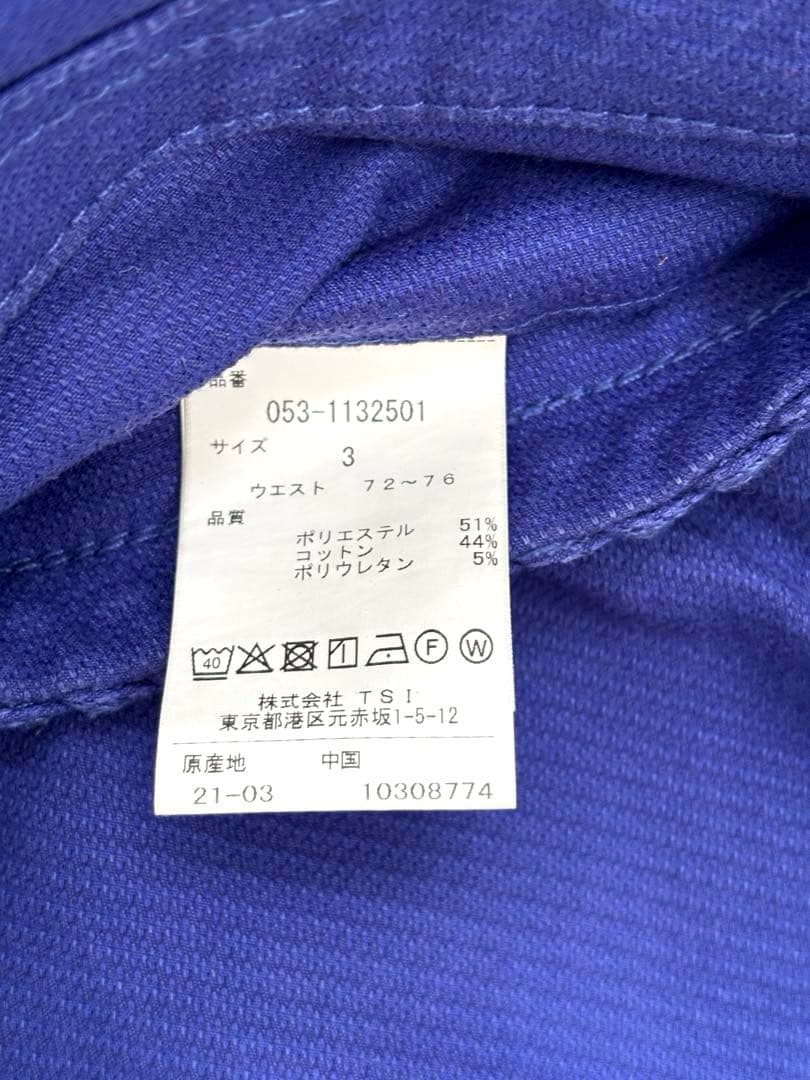 美品　PEARLY GATES ゴルフハーフパンツ　3 マリン　ブルー