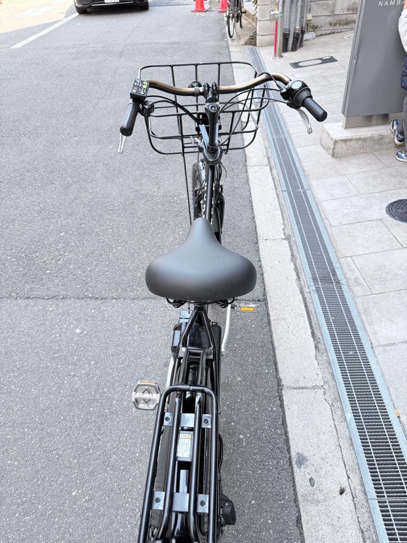 大阪府　ブリヂストン　HYDEE II 電動アシスト自転車 ブラック
