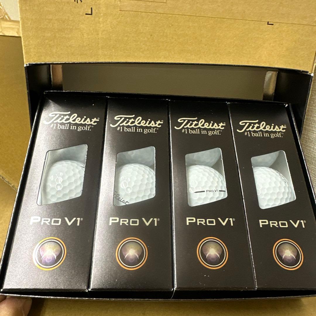 Titleist Pro V1 ゴルフボール 12個入り　2箱