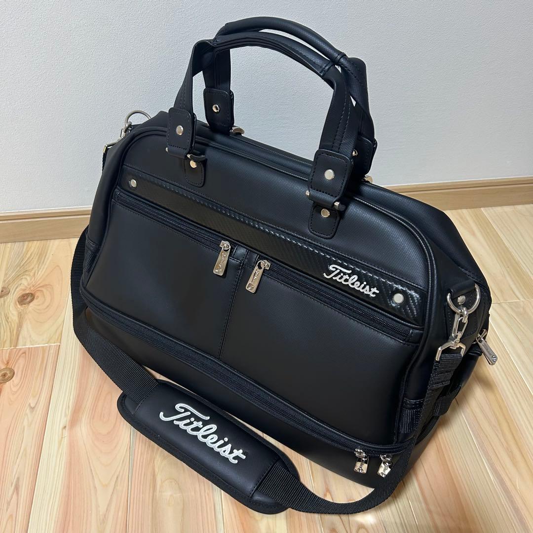 【極美品】Titleist ブラック ボストンバッグ