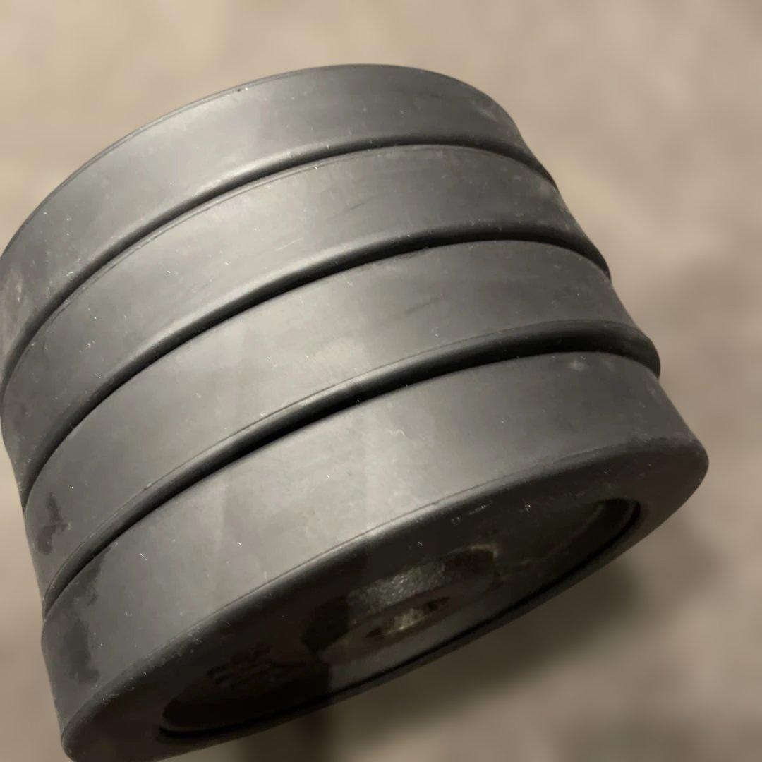 5kgダンベルプレート　ラバー付き4枚　計20KG
