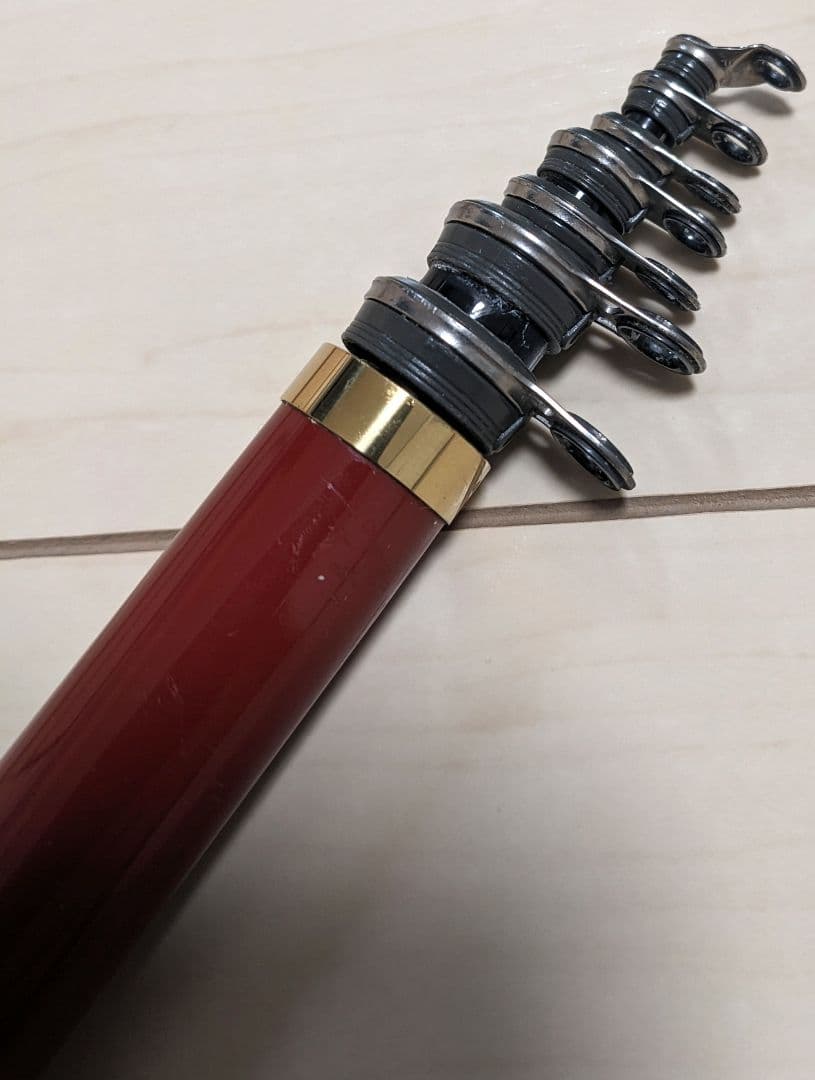 値下げ がま磯 アテンダー 1.75 5.3m ジャンク　穂先ロッドエンド破損