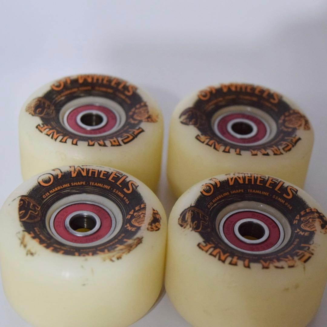 OJ WHEELS 55mm TEAM LINE 99a ベアリングセット