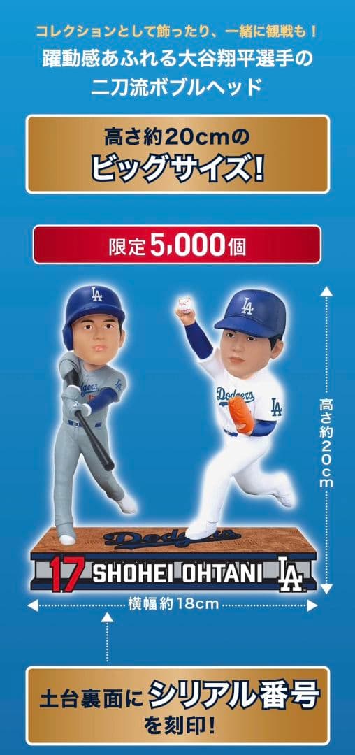 大谷翔平 二刀流ボブルヘッド 2025