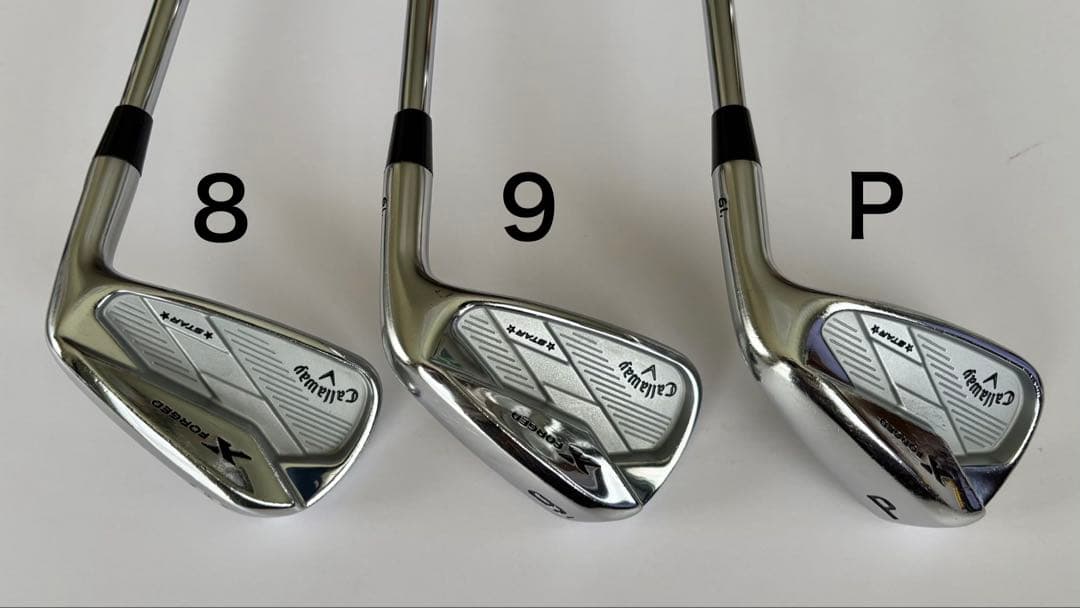 キャロウェイX FORGED STAR 2019 #5〜Pw 6本セット