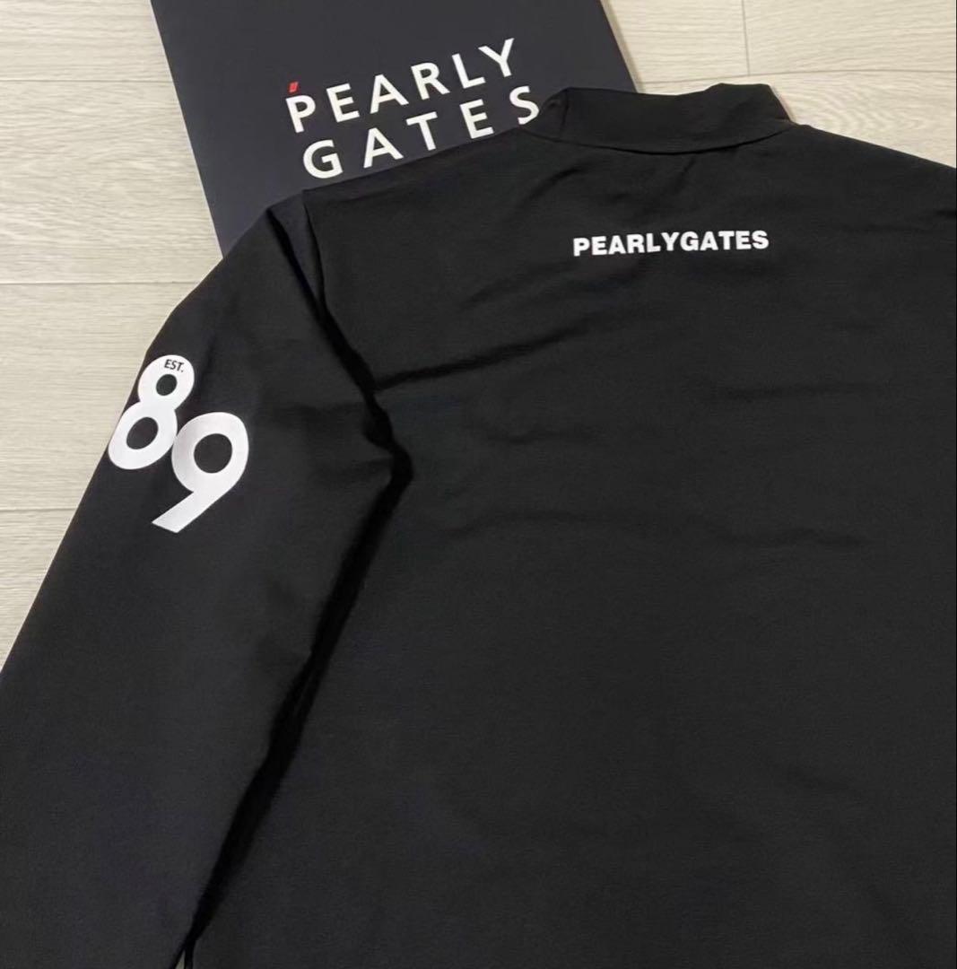 PEARLY GATES ブラック長袖シャツ XL