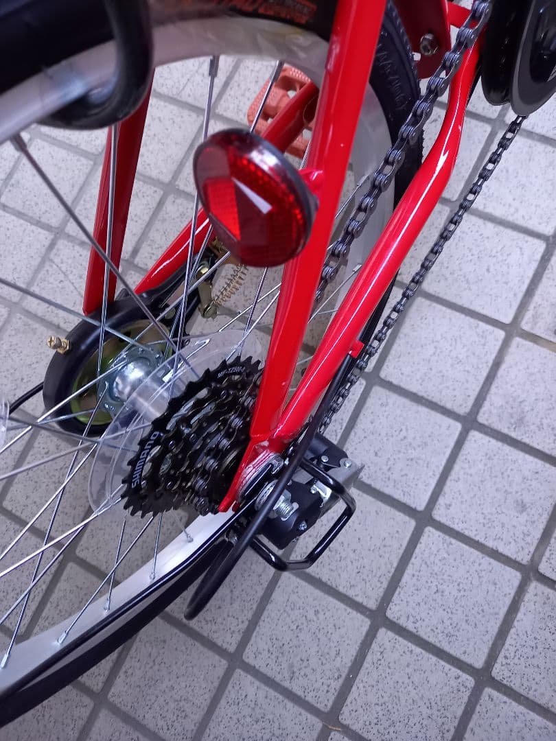 折りたたみ自転車 シマノ6段変速ギア