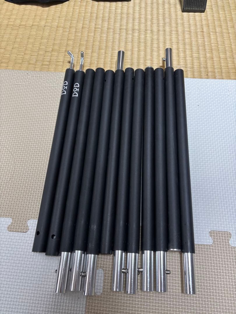 DODポールセット ハイパームテキ、コンパクト、テント・タープ他