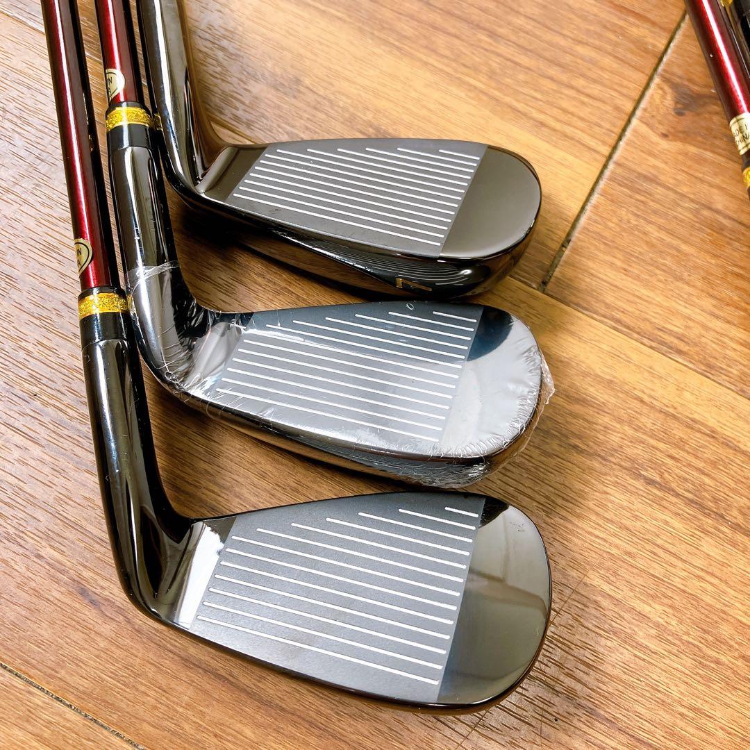 【ほぼ未使用】本間睦　MH500X2　5-PW　6本セット　純正カーボン R