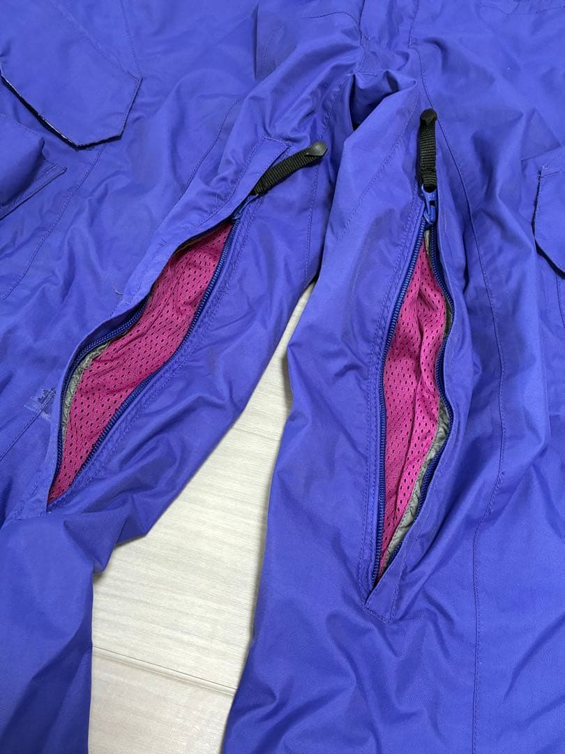 Volcom スノーボードウェア　上下セット　黄色　青紫　メンズ