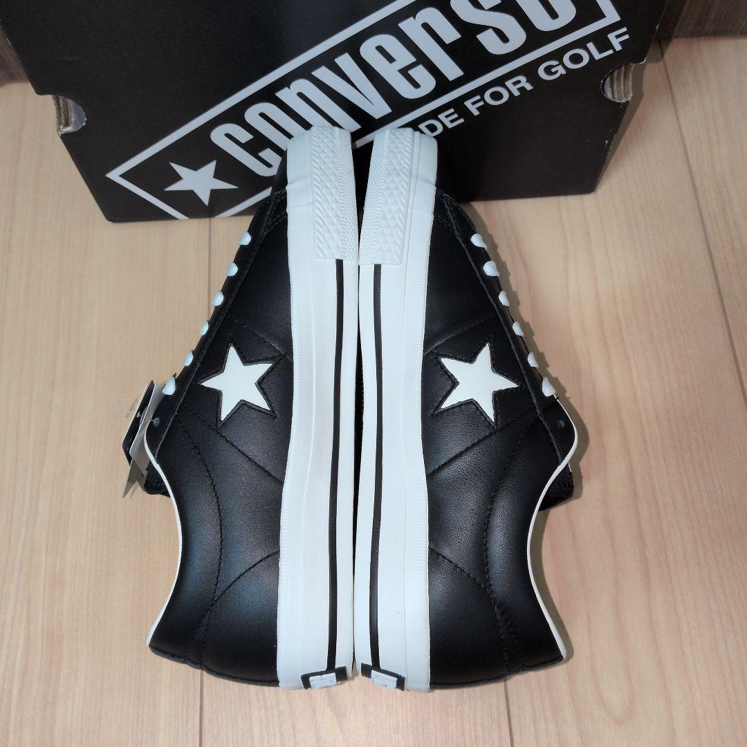 【US7.5】ワンスター　GF　黒×白　ゴルフシューズ ALL STAR