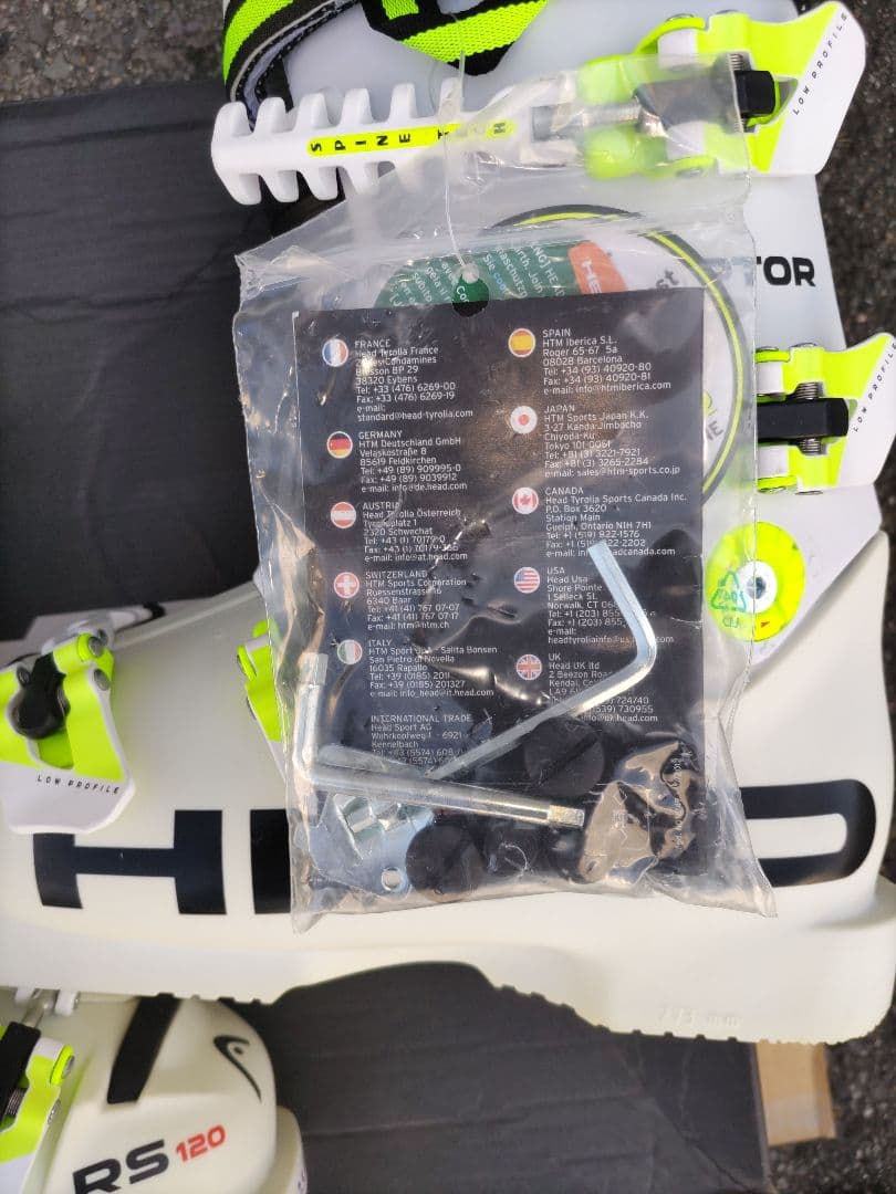 新品タグ付未使用保管品 HEAD RAPTOR RS 120 ヘッド ラプター