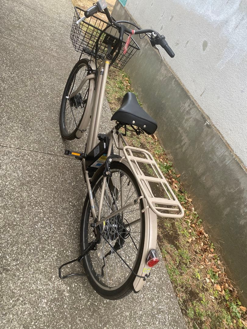 シティタイプ電動アシスト自転車 ベージュ