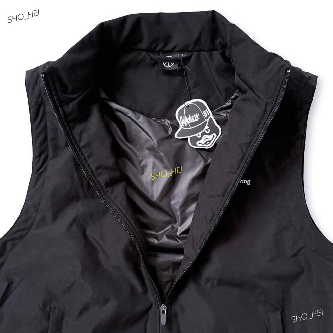 【新品】Golfickers 中綿ベスト（黒）ＸＬ