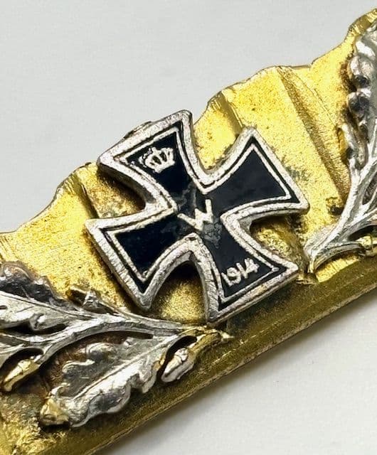 1914’s★ ドイツ帝国陸軍 ★塹壕ブローチ★政府公式支給品★塹壕戦の英雄