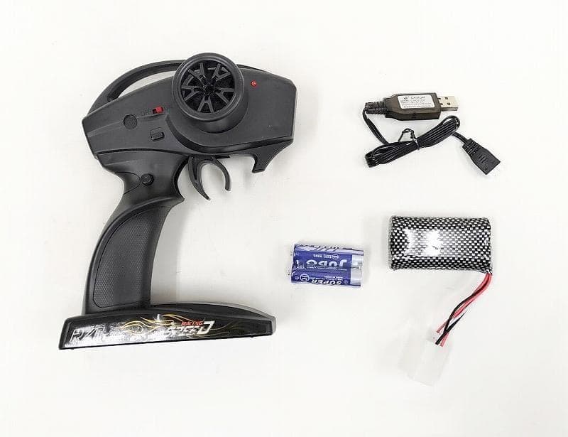 ターボ機能付き 1/10スケール ドリフトラジコン GR001 ブラック RTR