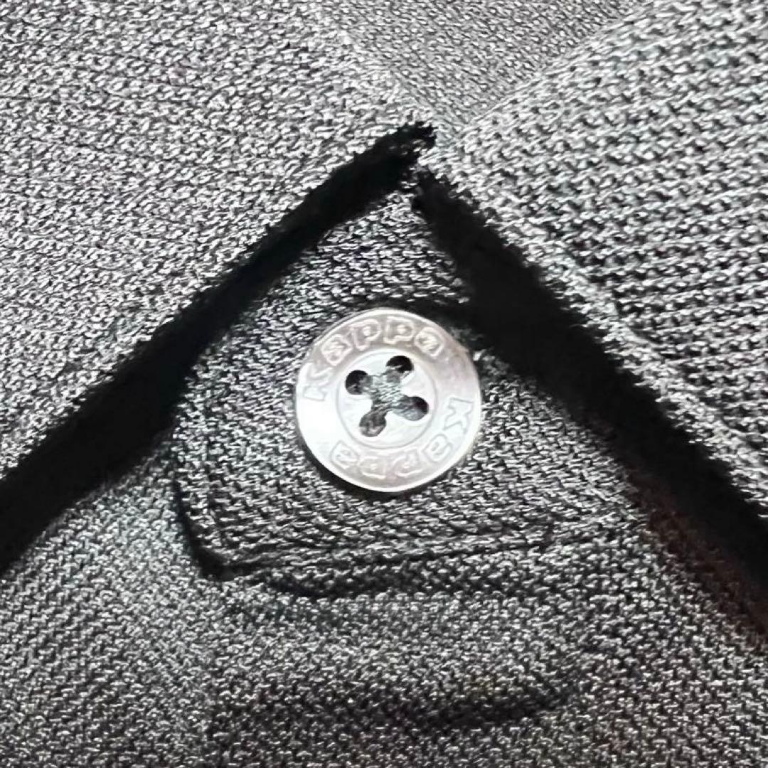 【新品タグ付】カッパ ゴルフシャツ XL 刺繍ロゴ スリーブロゴ Kappa