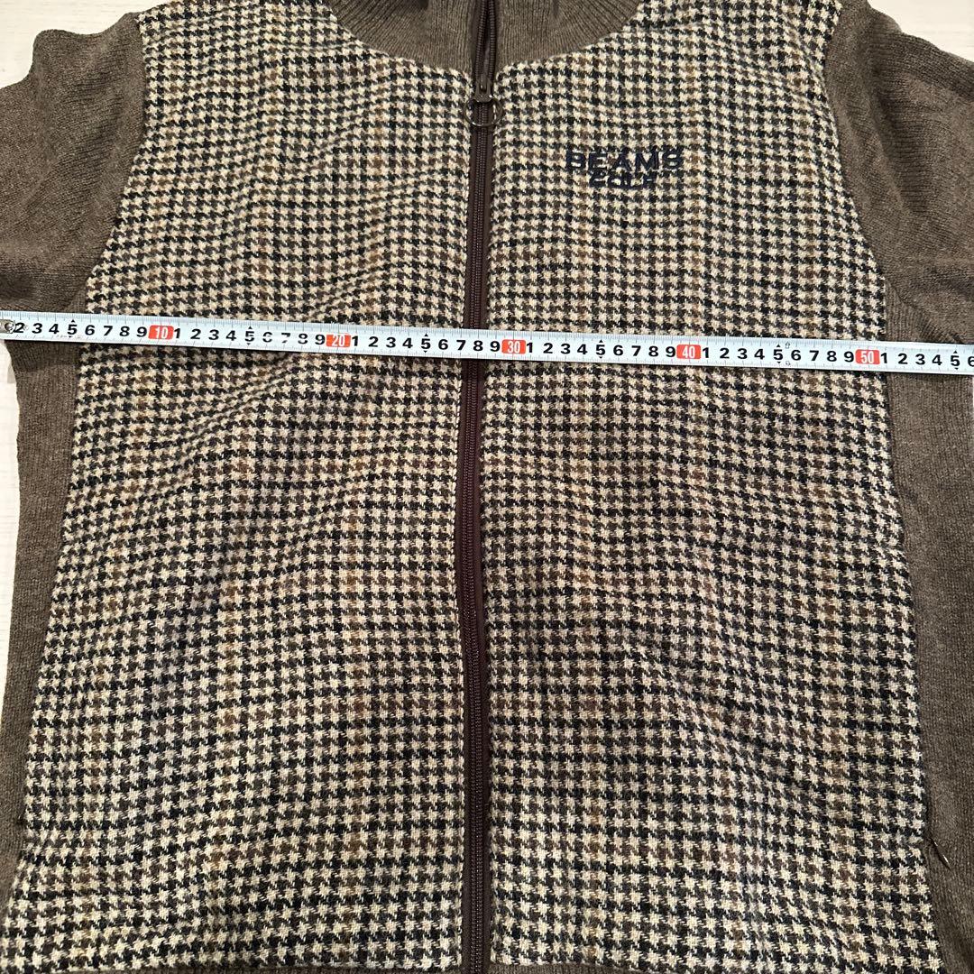 美品！BEAMS GOLF PURPLE LABEL チェックブルゾン