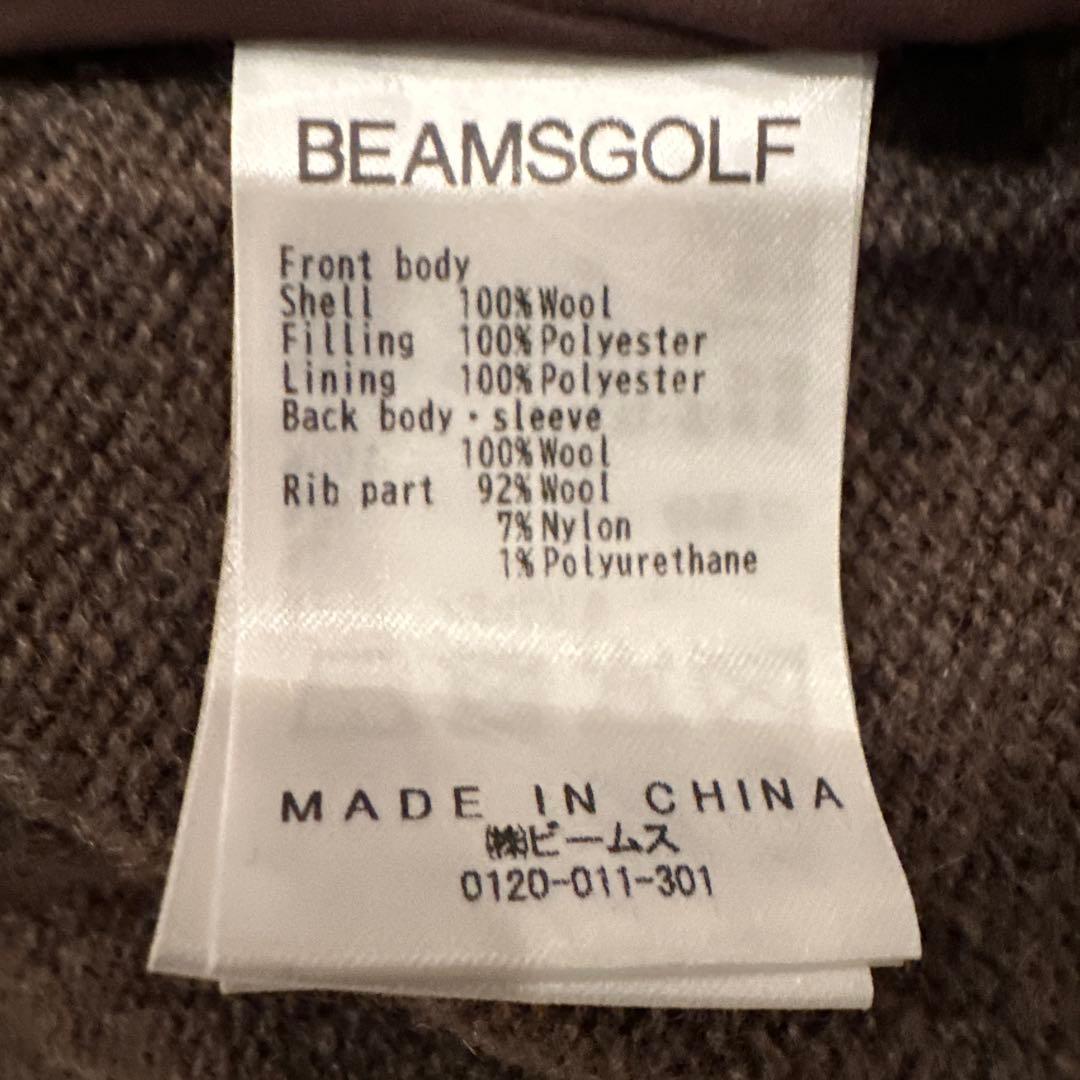 美品！BEAMS GOLF PURPLE LABEL チェックブルゾン