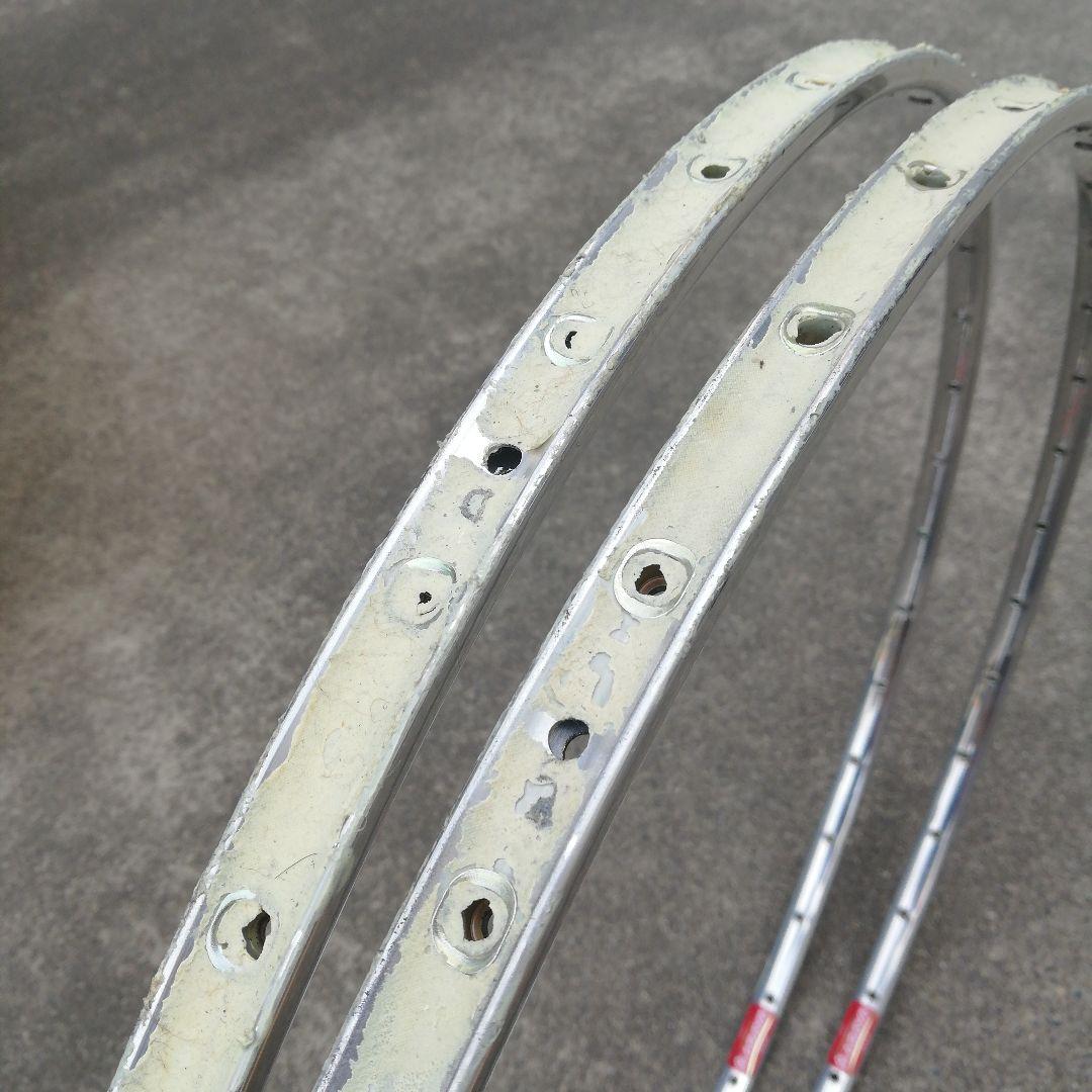 美品　NJS ARAYA GOLD リム 36H　2本セット 競輪 　ピスト