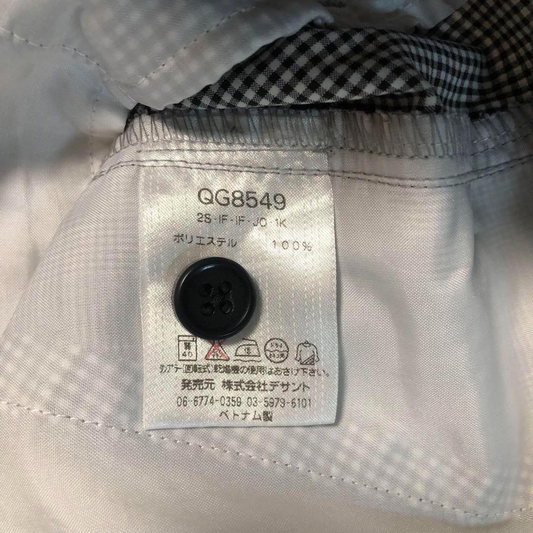 ルコックゴルフ ショート ハーフ パンツ グレー チェック サイズ88