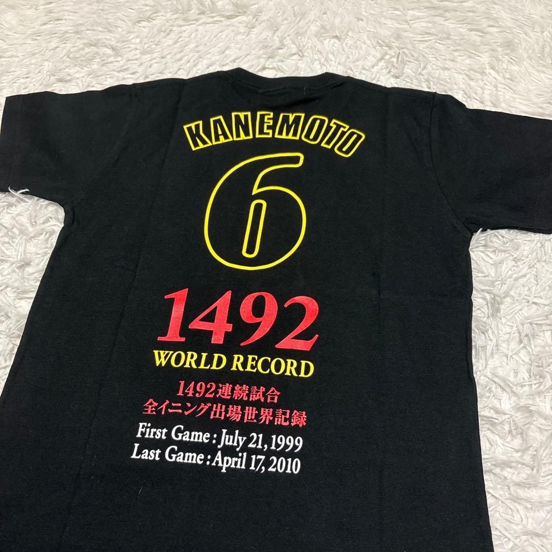 元阪神タイガース　金本知憲　1492 半袖　Tシャツ　カットソー　世界記録　S