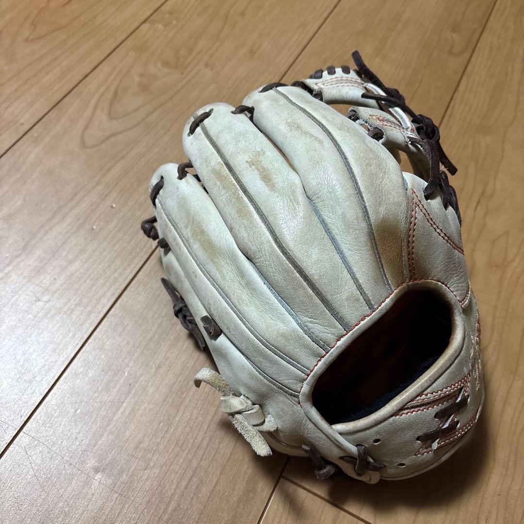 Zeems 硬式野球用レザーグローブ クリーム色