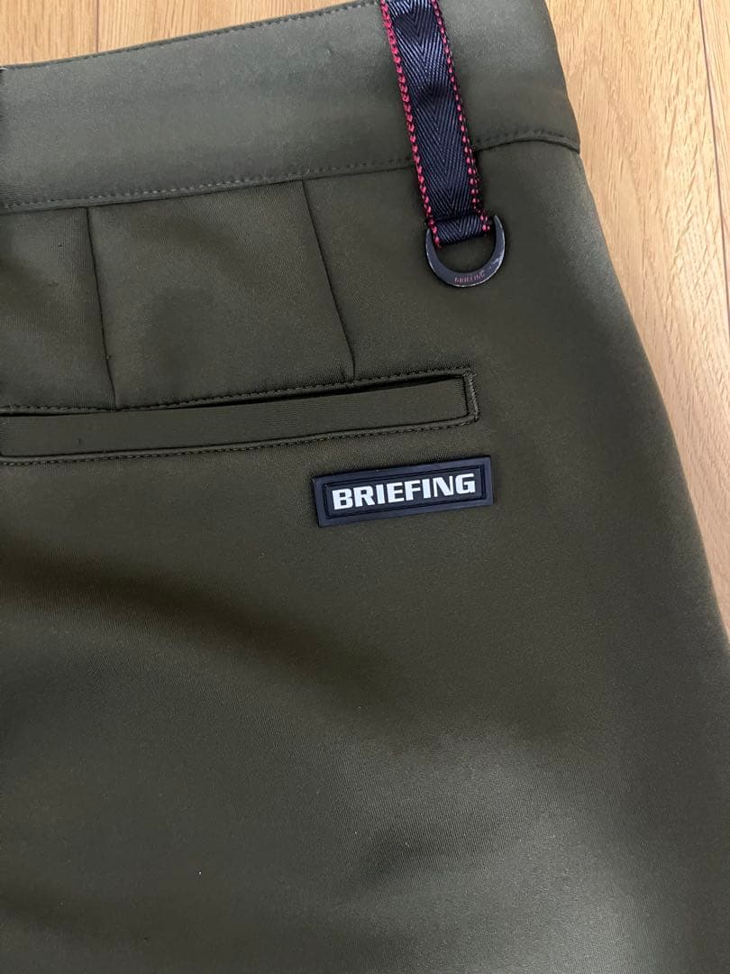 BRIEFING オリーブグリーン ベスト パンツ セット　3Dロゴ