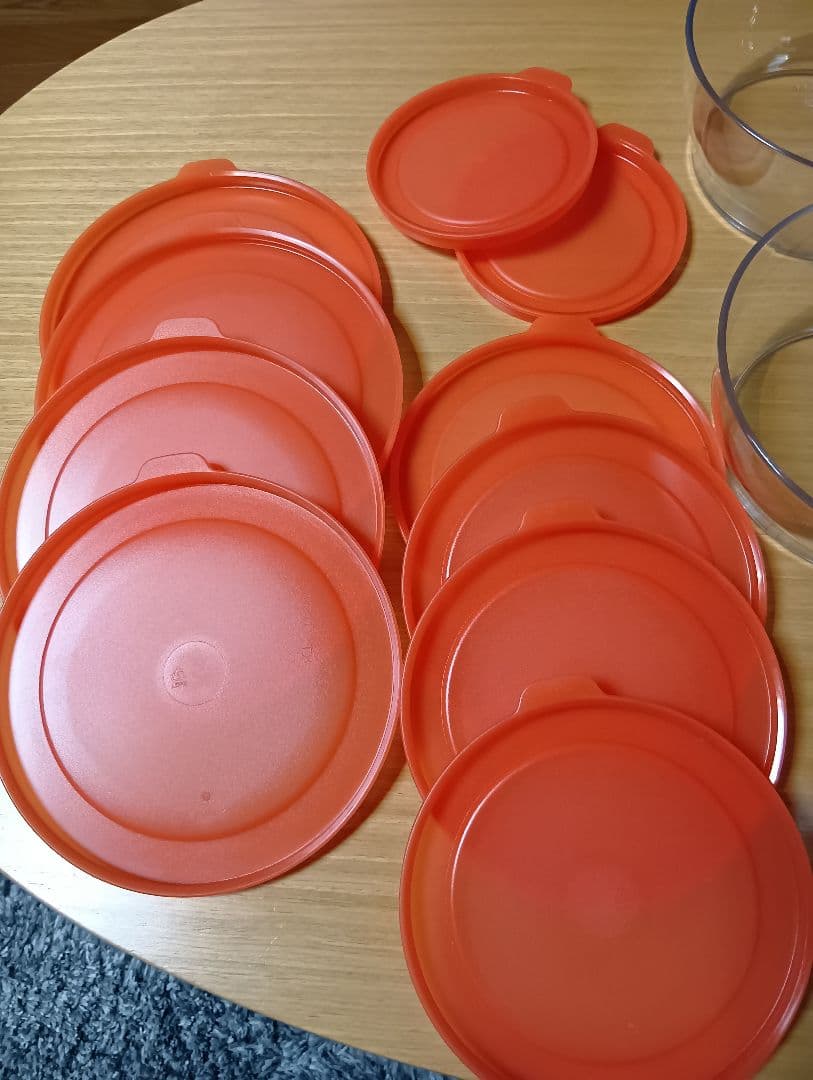 タッパーウェア　クリスタルディッシュ　食品保存容器10個セット