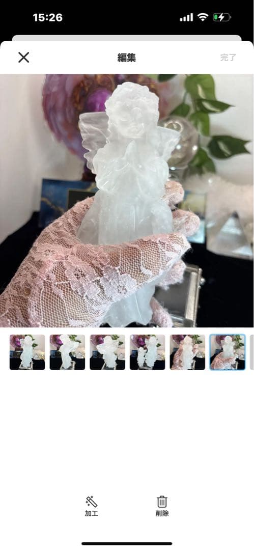 水晶Bigサイズ天使♡No.1745