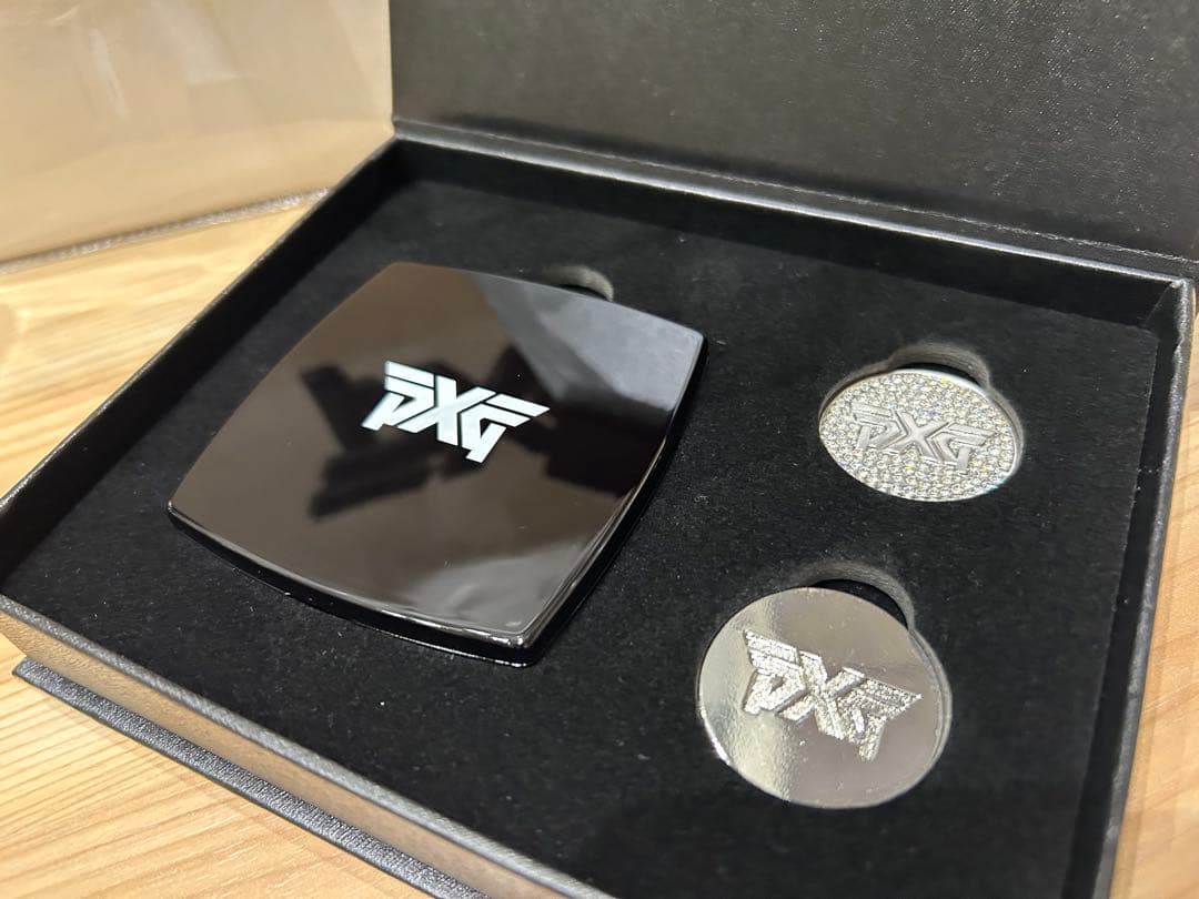 【新品】PXGレディースサンバイザー　キャップクリップ　マーカー　ミラー　セット
