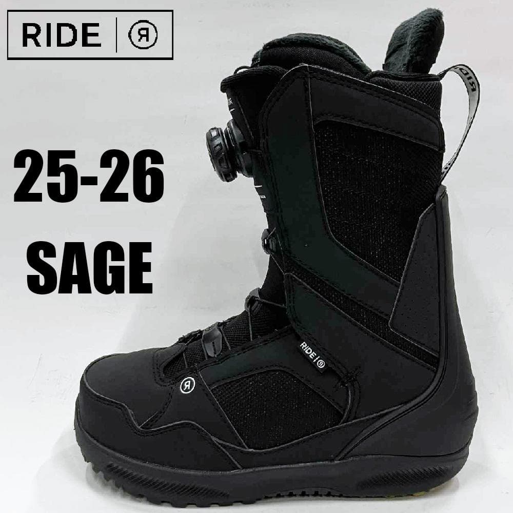 【新品】25-26 RIDE SAGE 23.0cm 女性用スノーボードブーツ