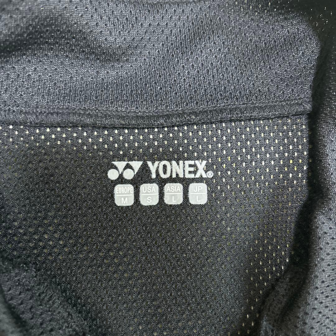 YONEX ブラック　ウォームアップウェア上下セットアップ
