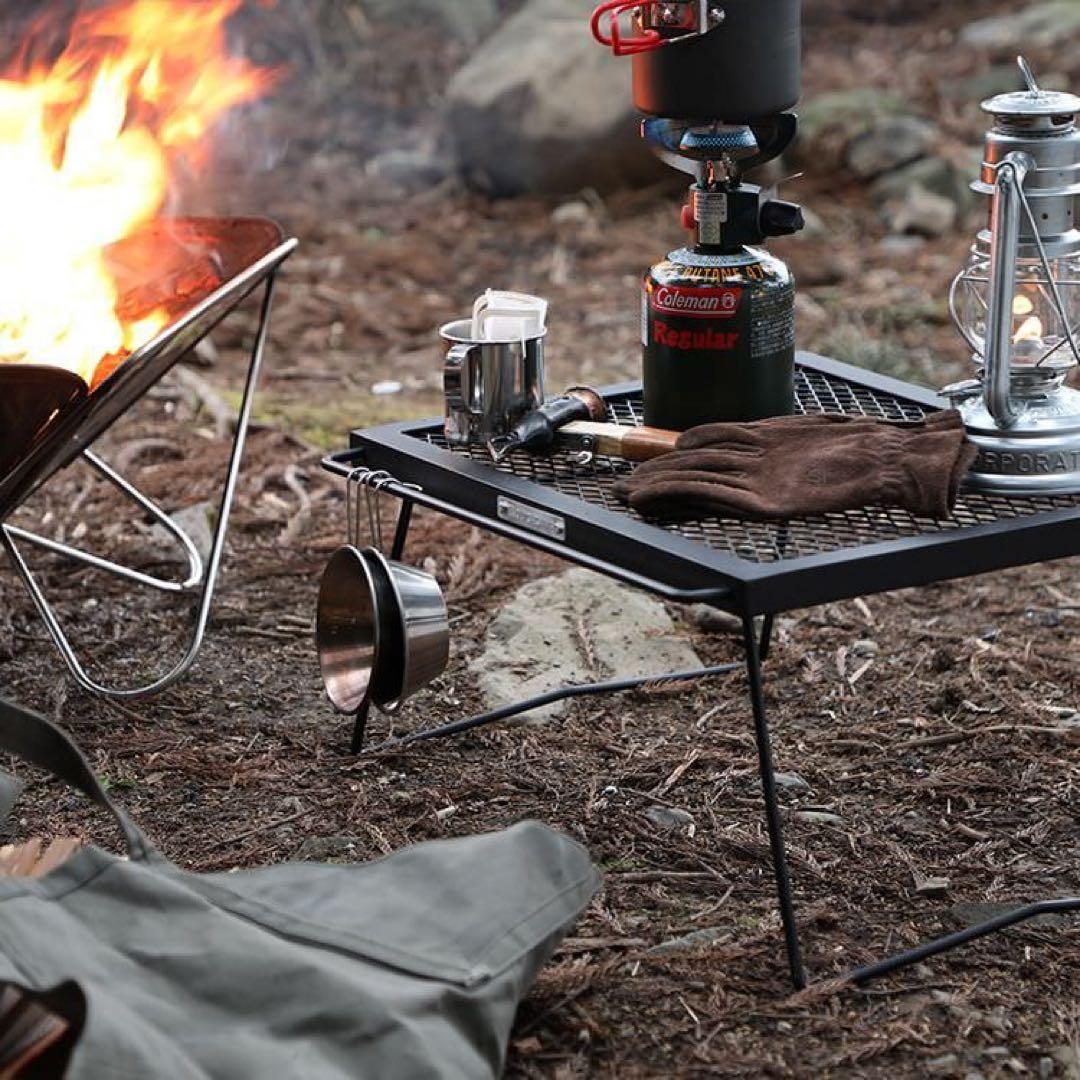 【新品】ONOE×QUICKCAMP アイアンメッシュテーブル