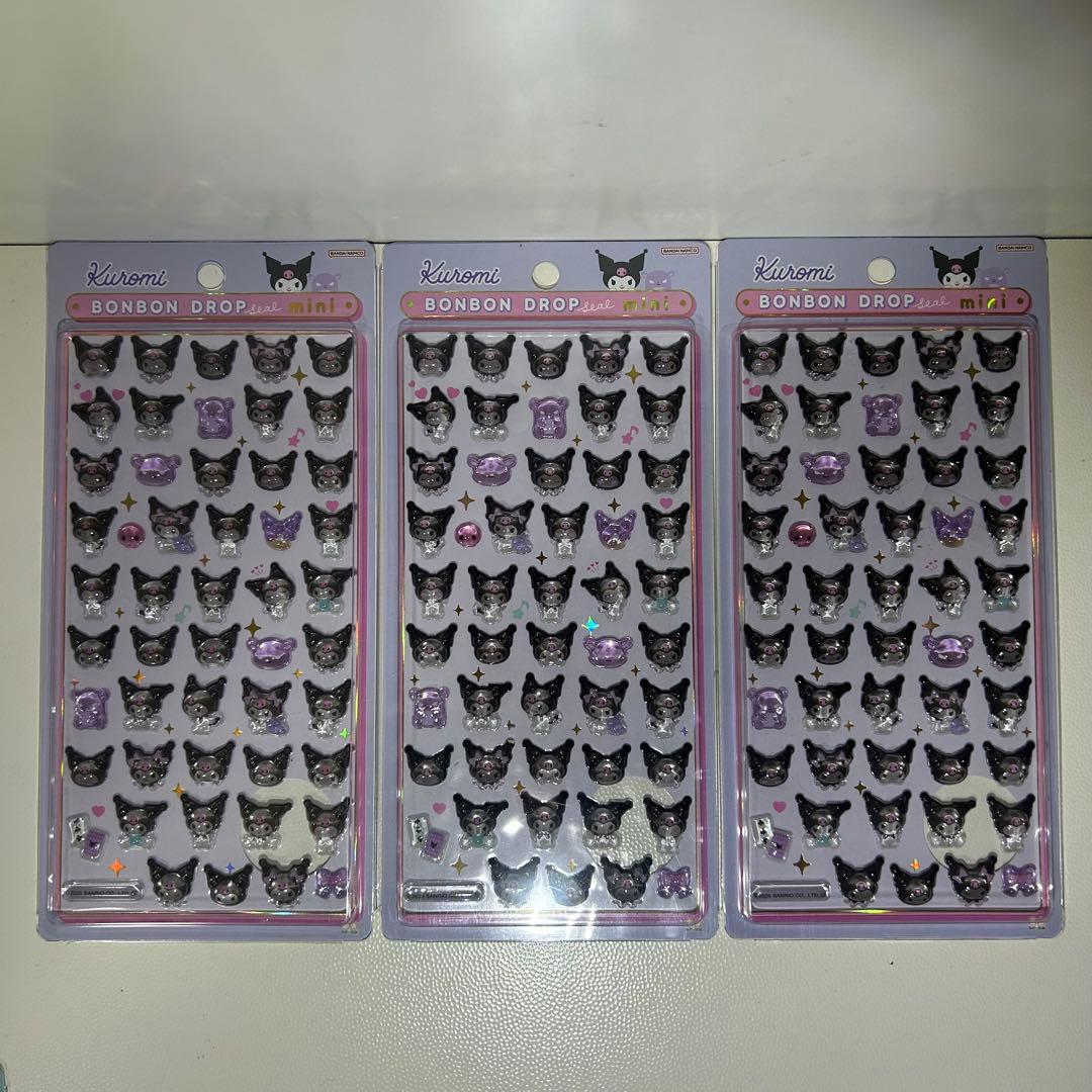 【正規品】ボンボンドロップシール サンリオ ミニ マイメロ クロミ ハンギョドン