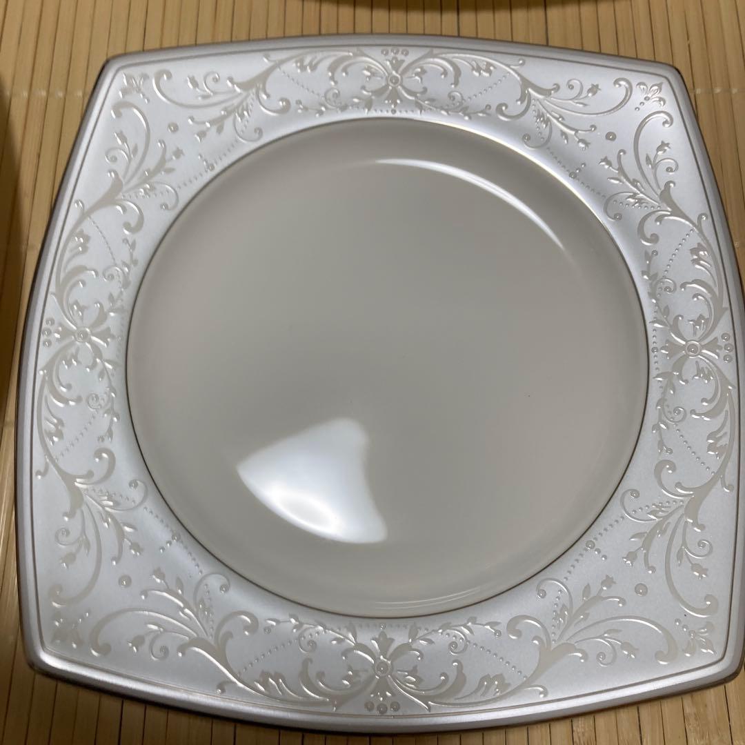 NIKKOニッコー陶器製 18cmスクエアプレート5枚　シンフォニーコレクション