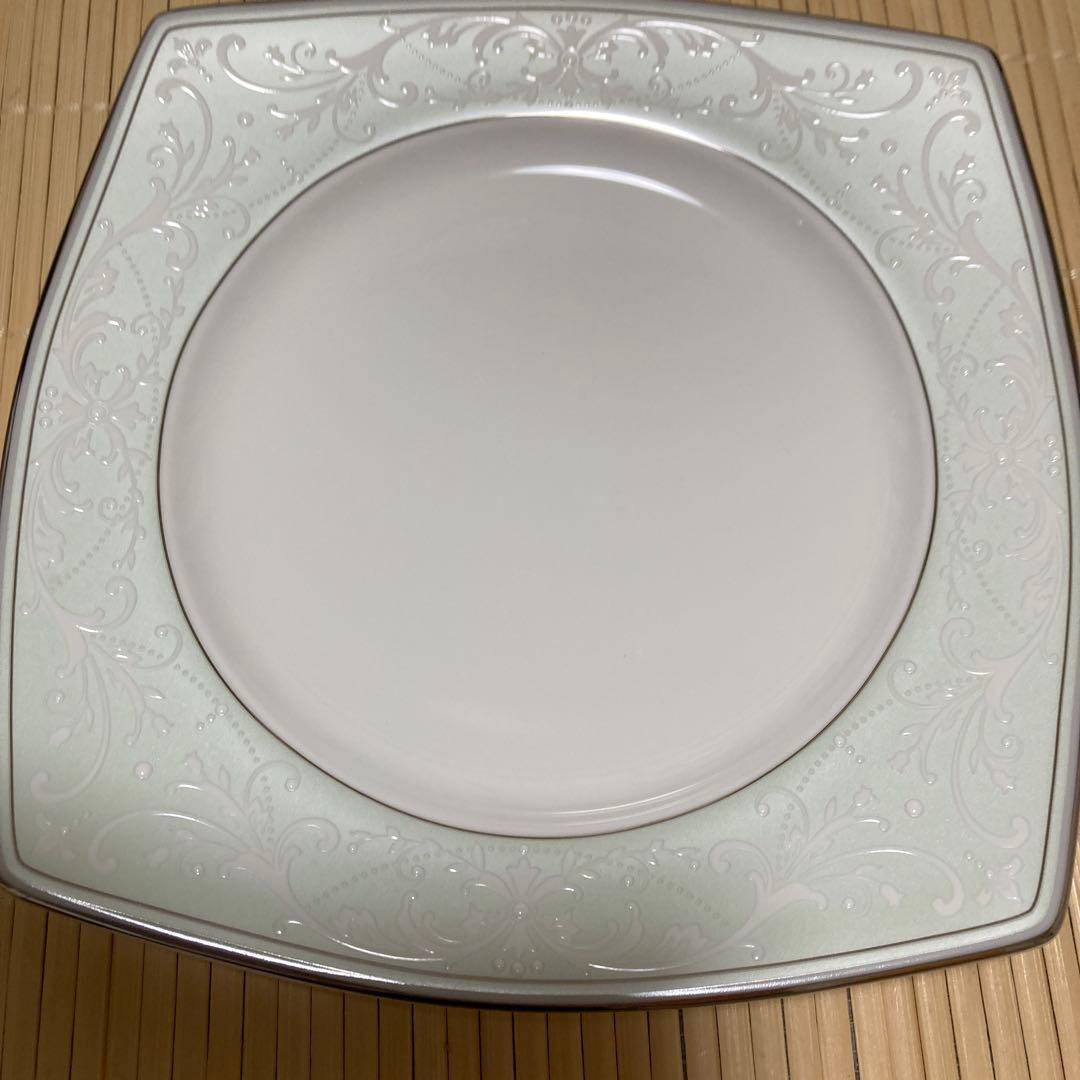 NIKKOニッコー陶器製 18cmスクエアプレート5枚　シンフォニーコレクション