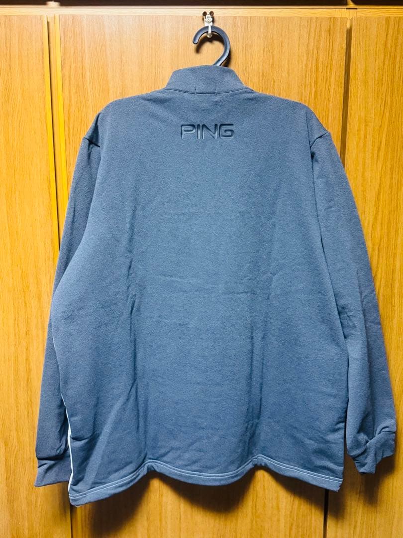 ®*️様 【新品・未使用】PING ハーフジップシャツ　ゴルフウェア　ホワイト