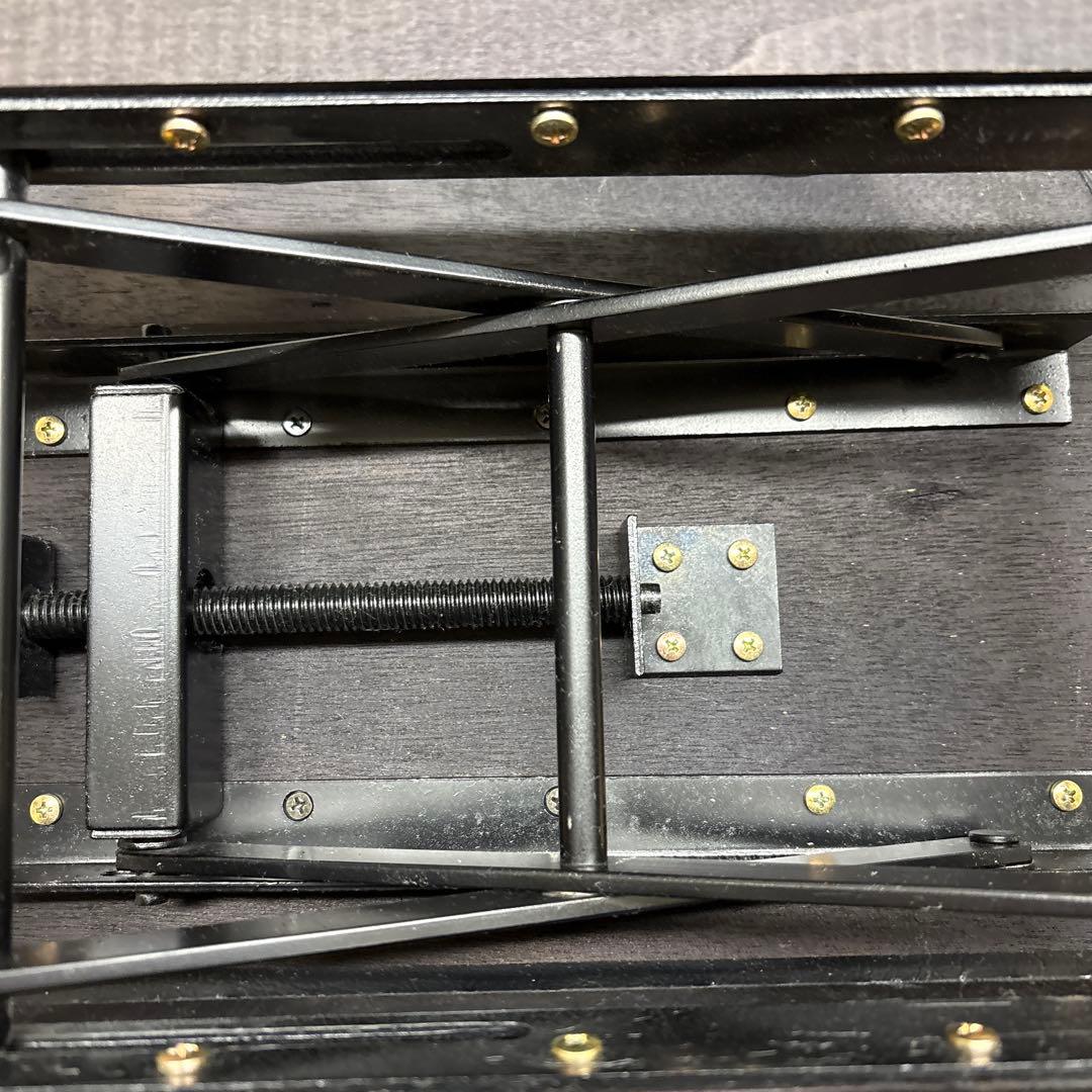 ピアノ 補助ペダル M60 ムツミ木工製作所 ブラック　収納バック付